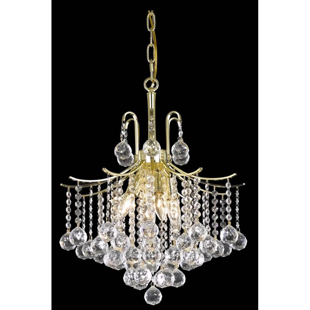 Elegant Lighting AMELIA LD8200D17G Pendant Transitional - Gold