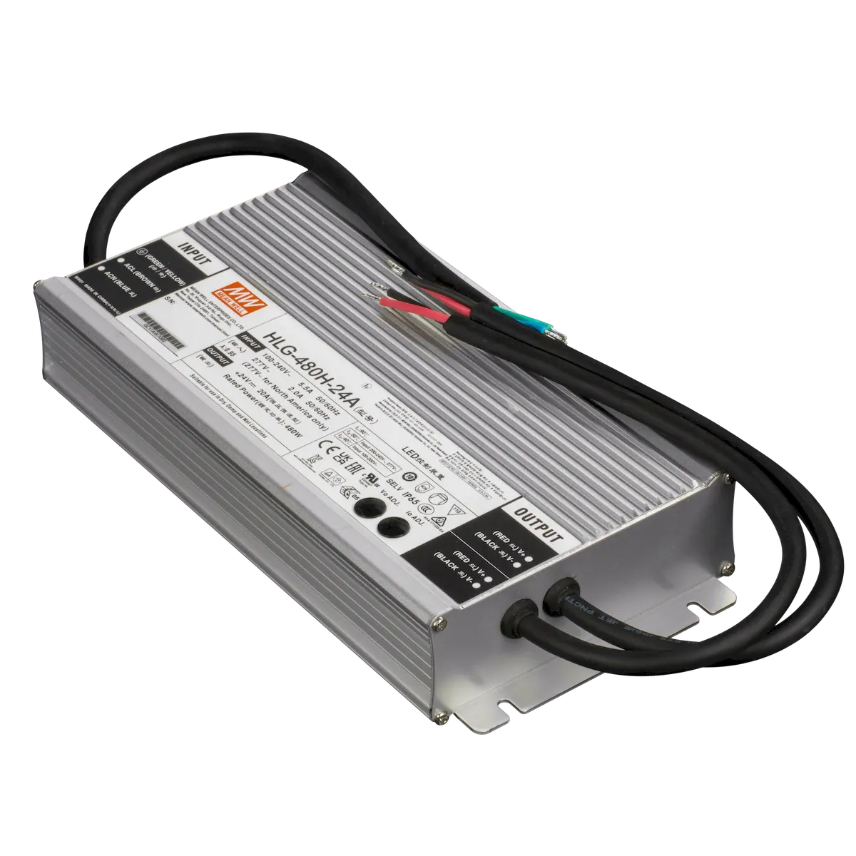 LED-DR Series Non-Dimming Driver 480 Watts 24V DC