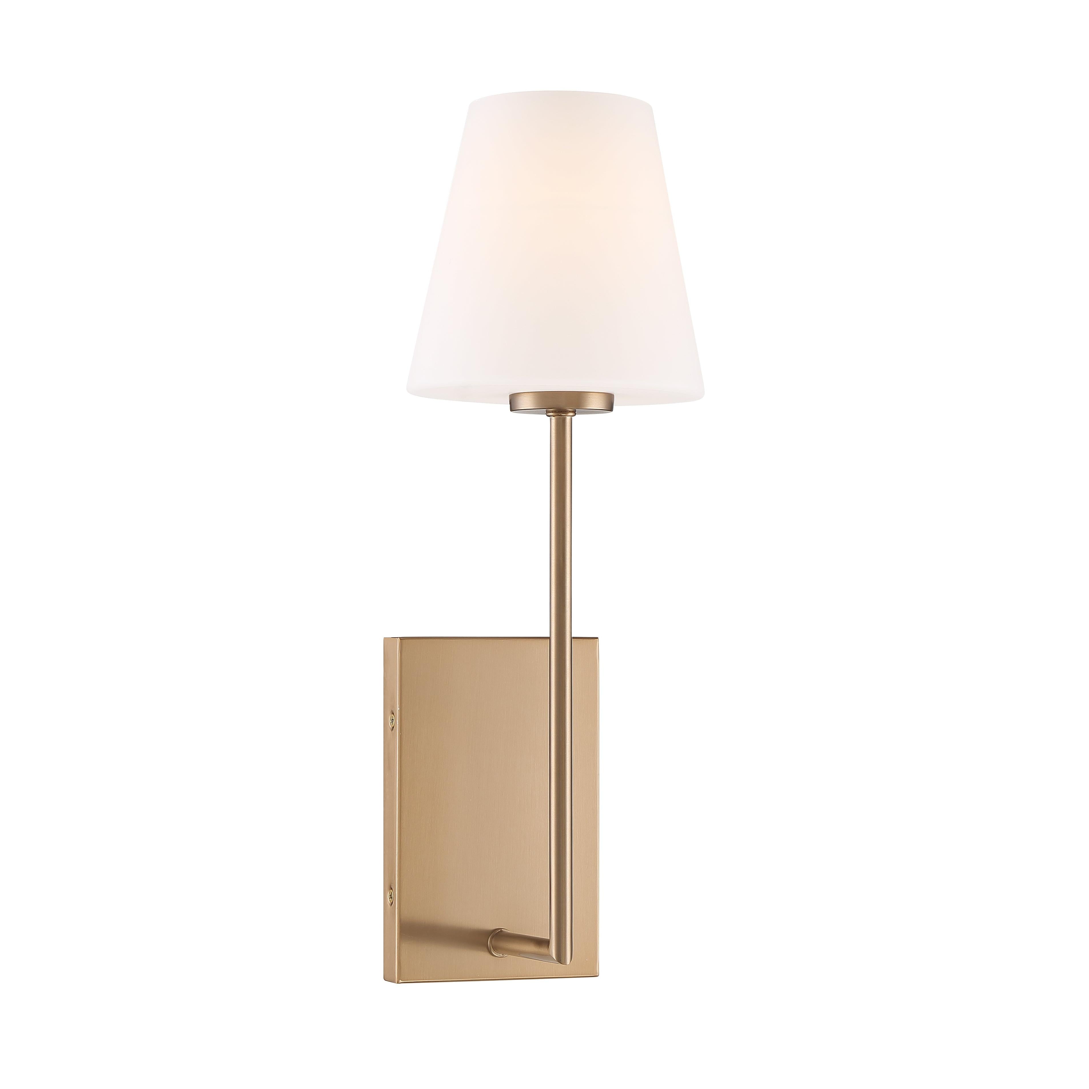 Crystorama Lena LEN-250-OP-VG – 6 Inch – 1 Light – Sconce – Vibrant Gold – Damp Rated