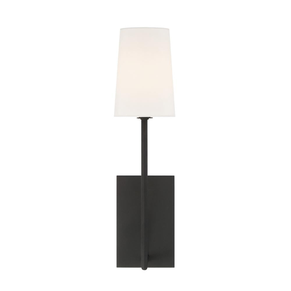 Crystorama LENA LEN-251-BF Sconce Modern - Black Forged