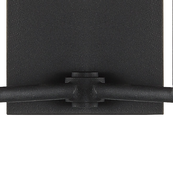 Crystorama Lena LEN-252-BF – 10 Inch – 2 Light – Sconce – Black Forged – Damp Rated