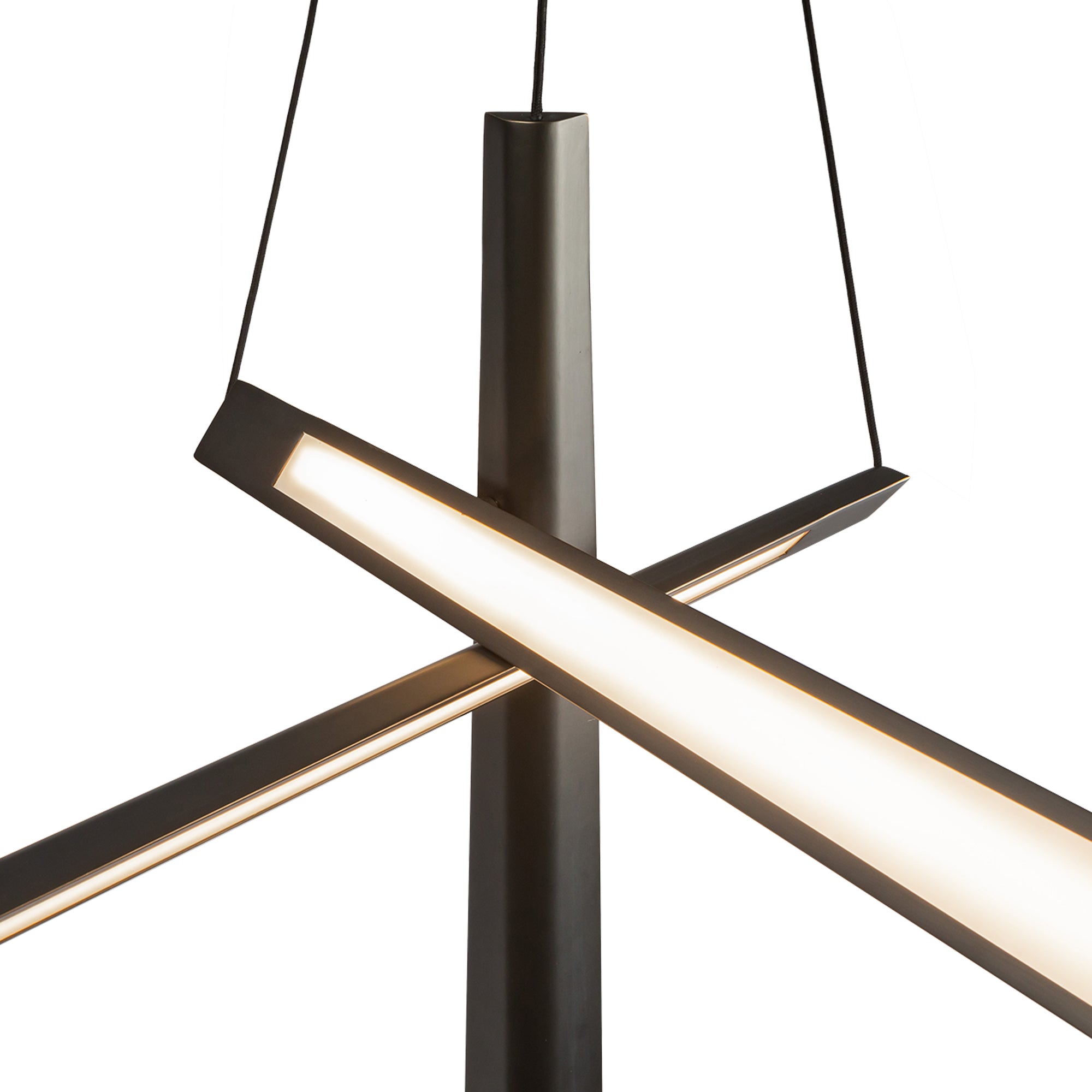 Lex 27-in Urban Bronze LED Chandelier