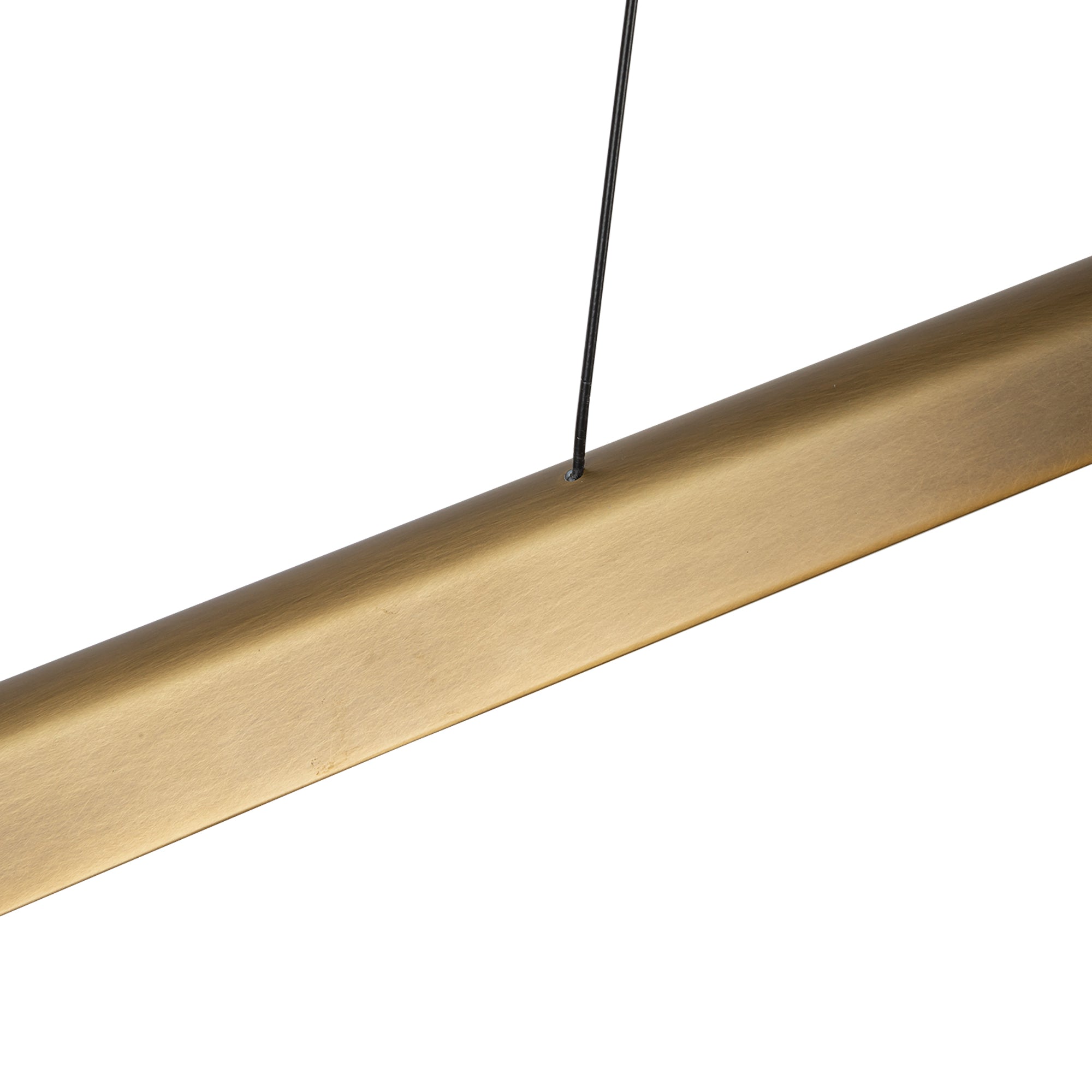 Lex 24-in Vintage Brass LED Linear Pendant