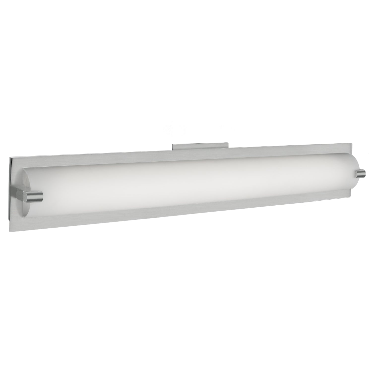 Lighthouse 26-in Brushed Nickel LED Vanity