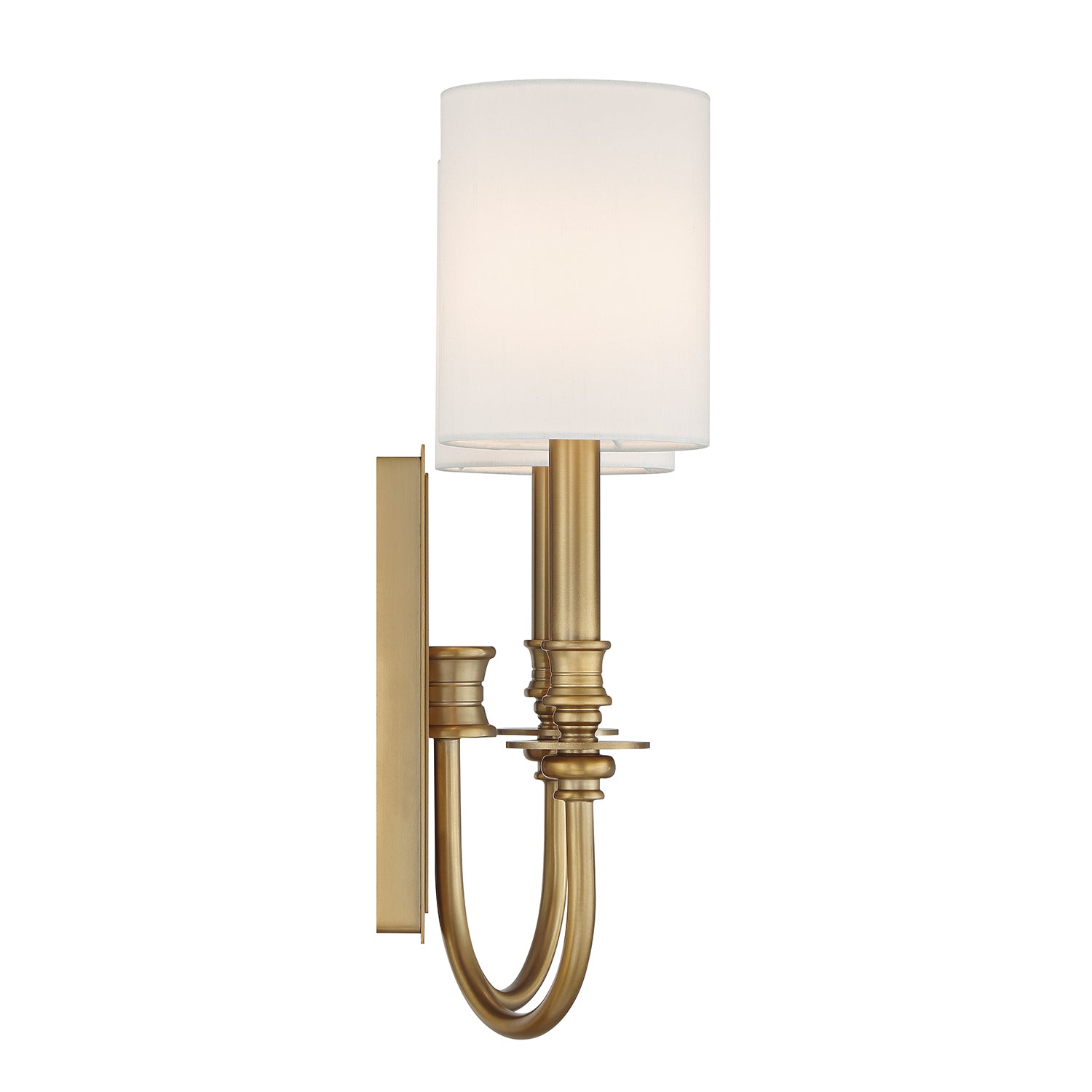 Crystorama Lloyd LLO-482-AG – 14.5 Inch – 2 Light – Sconce – Aged Brass – Damp Rated