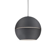 Lucas 24-in Black 1 Light Pendant