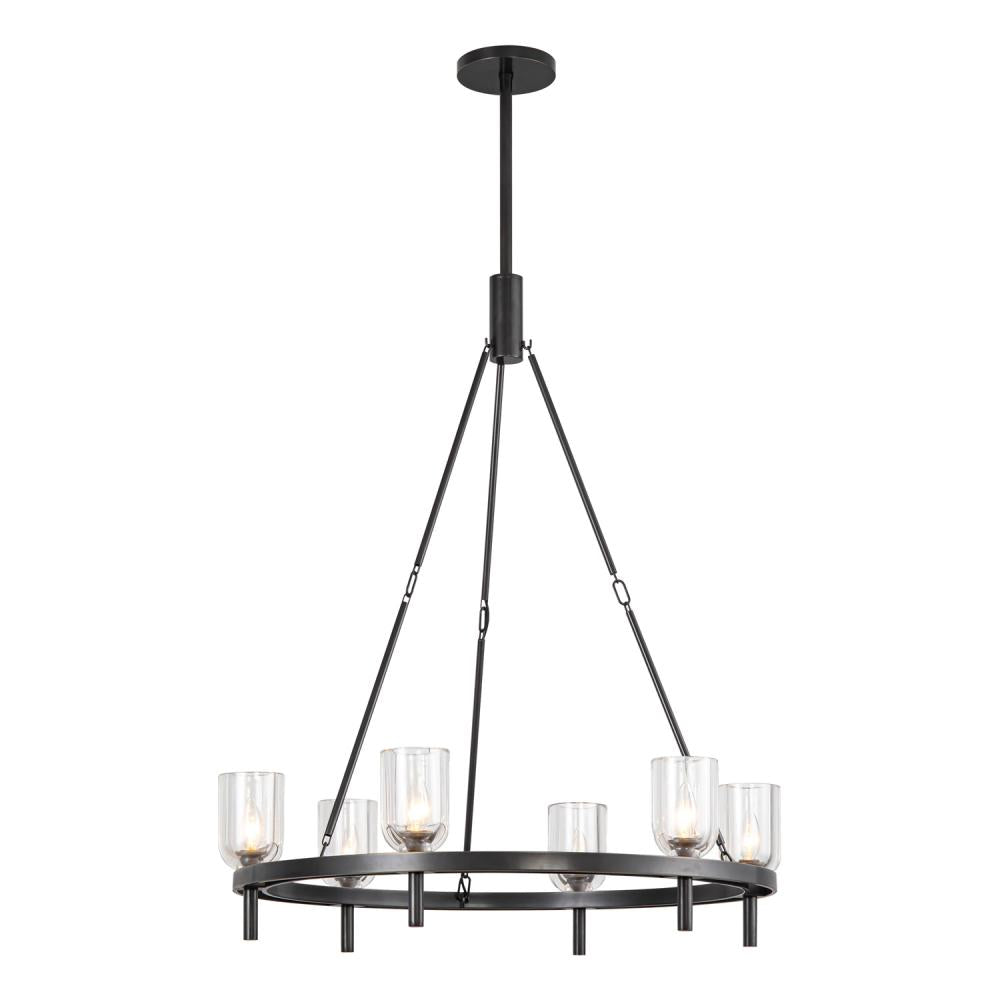 Alora Lighting LUCIAN CH338632UBCC Chandelier - Urban Bronze