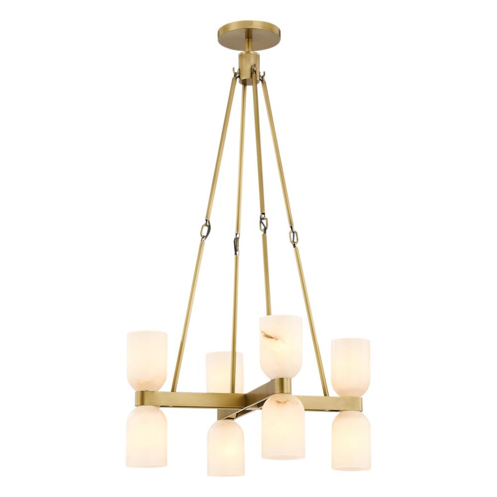 Alora Lighting LUCIAN CH338822VBAR Chandelier - Vintage Brass