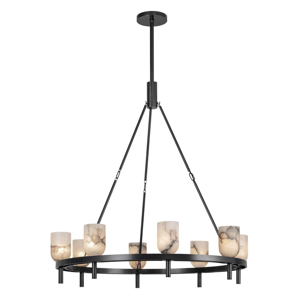 Alora Lighting LUCIAN CH338836UBAR Chandelier - Urban Bronze