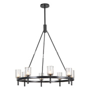 ALORA Lighting CH338836UBCC Chandelier, 8 Lights, Clear Crystal/Urban Bronze