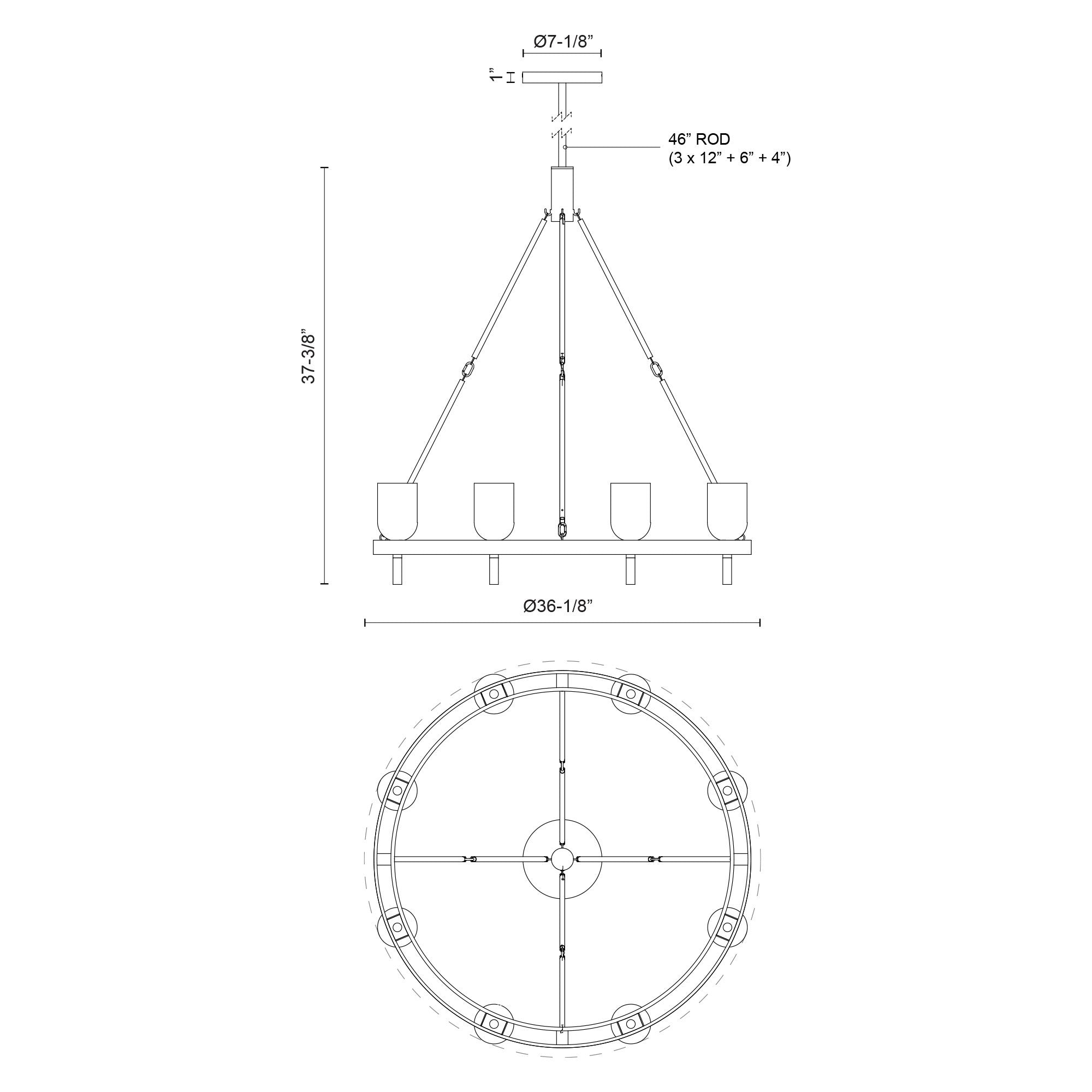 Lucian 36-in Clear Crystal/Polished Nickel 8 Lights Chandeliers