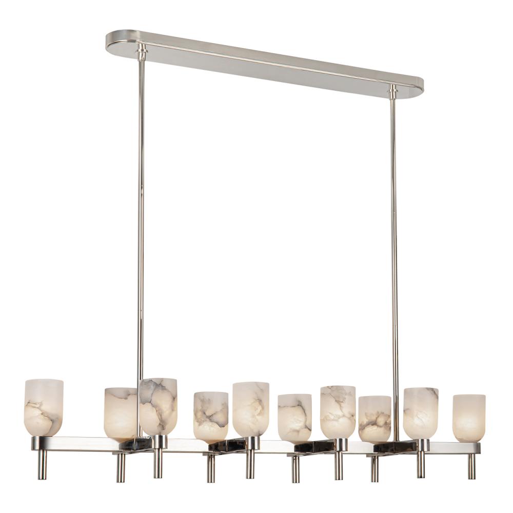 Alora Lighting LUCIAN LP338052PNAR Pendant - Polished Nickel