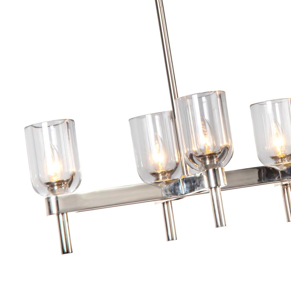 Alora Lighting LUCIAN LP338052PNCC Pendant - Polished Nickel