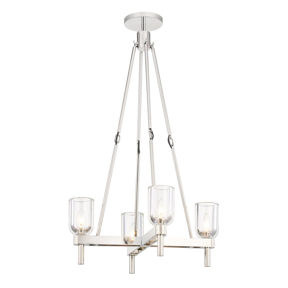 Alora Lighting LUCIAN PD338422PNCC Pendant - Polished Nickel