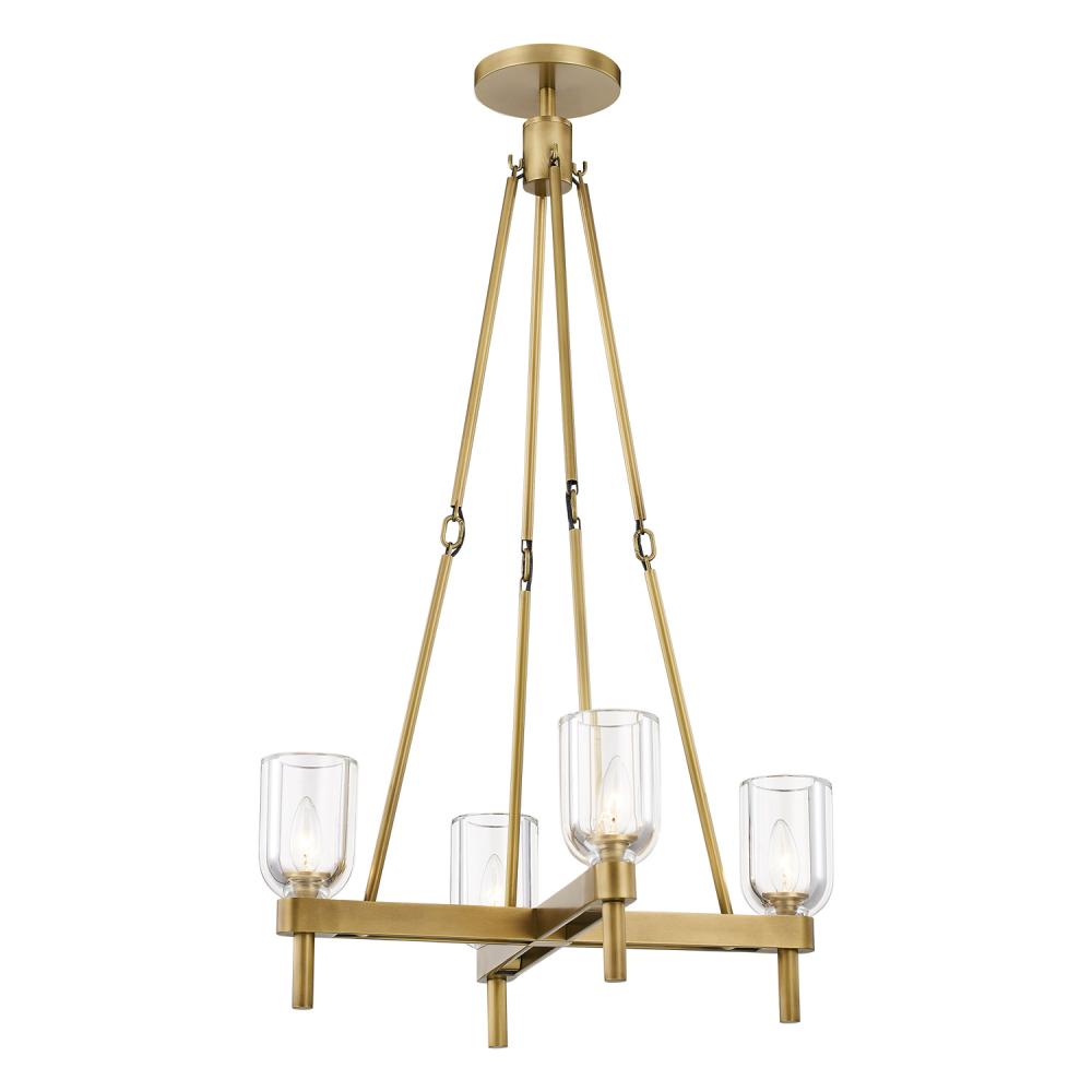 Alora Lighting LUCIAN PD338422VBCC Pendant - Vintage Brass