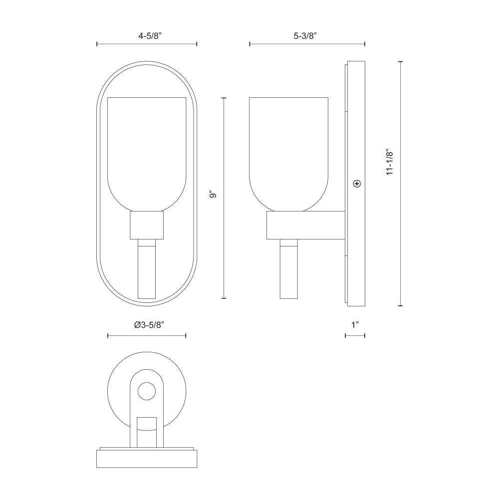 Alora Lighting LUCIAN WV338101UBAR Bathroom Fixture - Urban Bronze