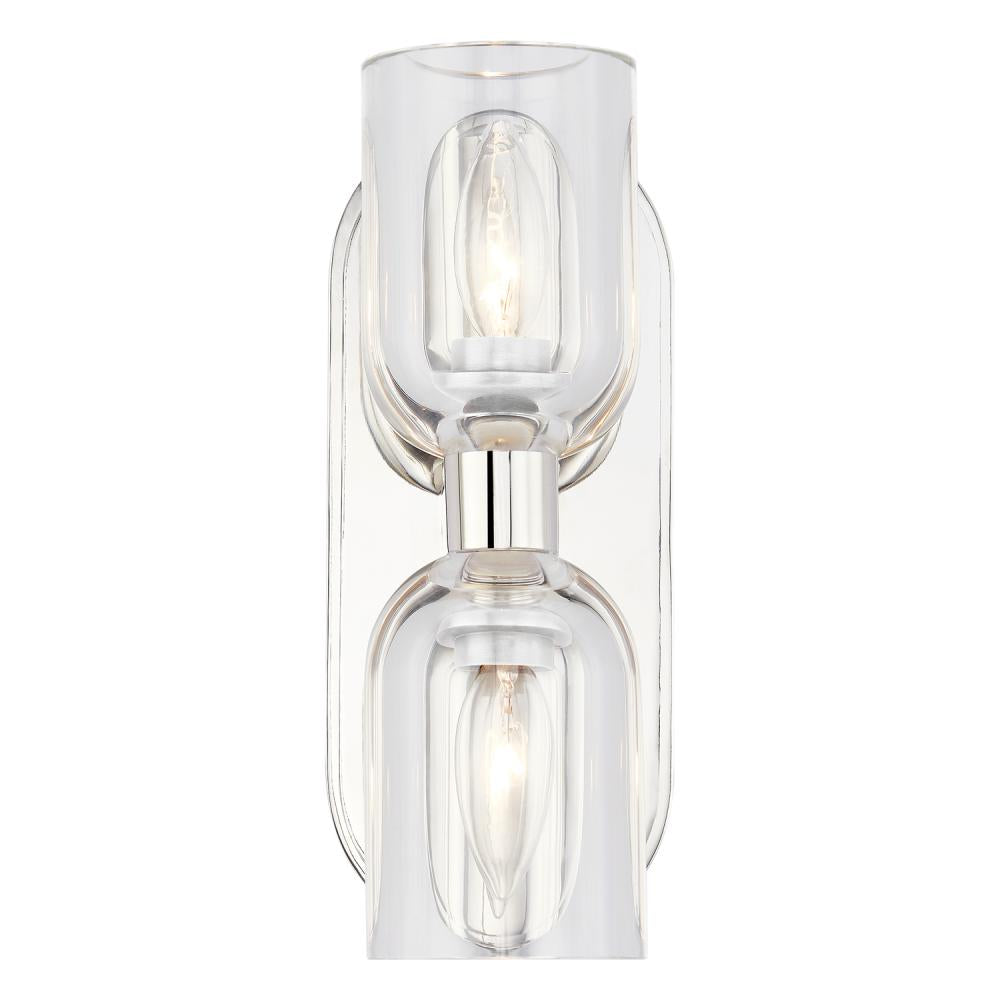 Alora Lighting LUCIAN WV338902PNCC Bathroom Fixture - Polished Nickel