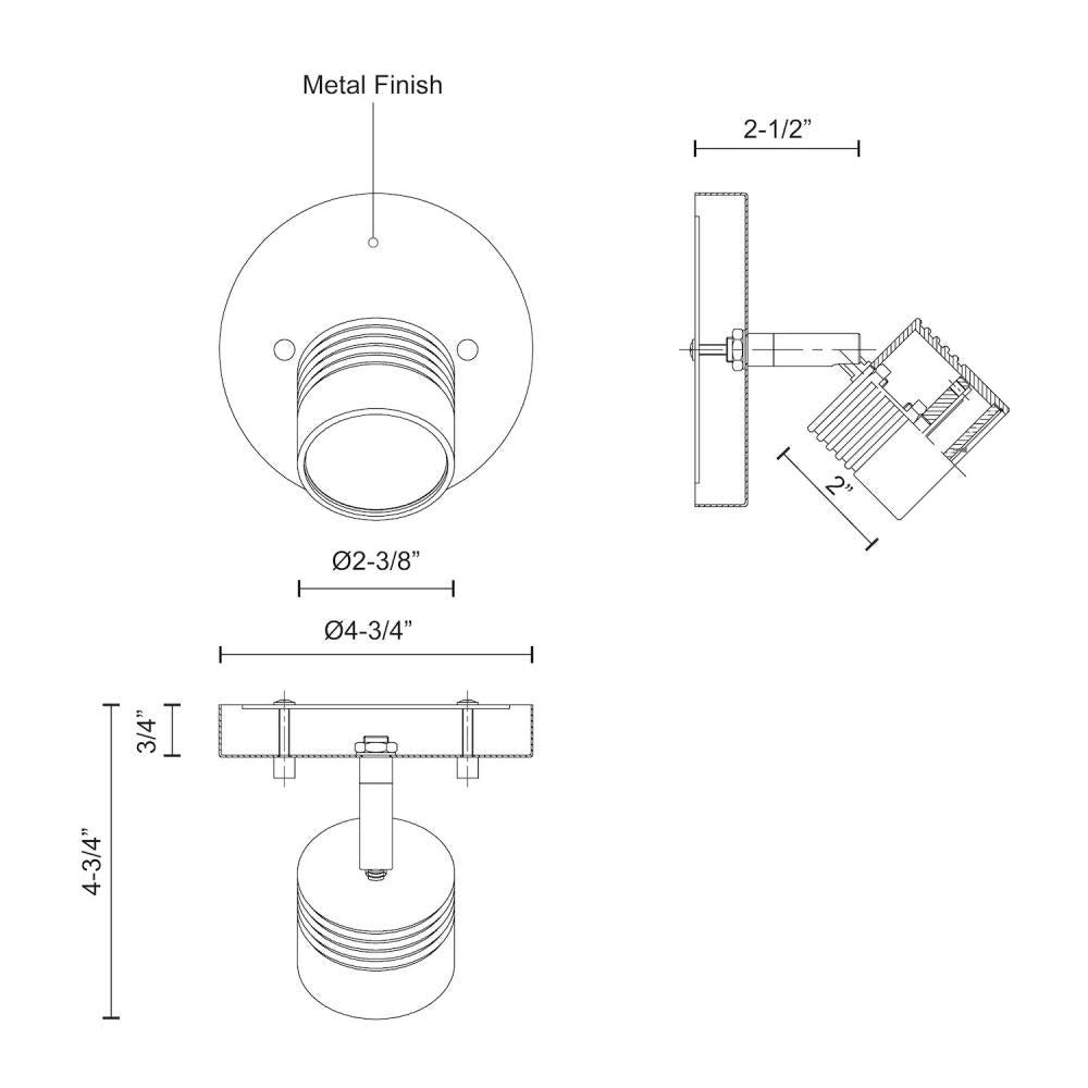 Kuzco Lighting Inc. LYRA TR10006-BN Pendant Transitional - Brushed Nickel