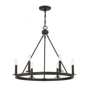 6-Light Chandelier in Oil Rubbed Bronze