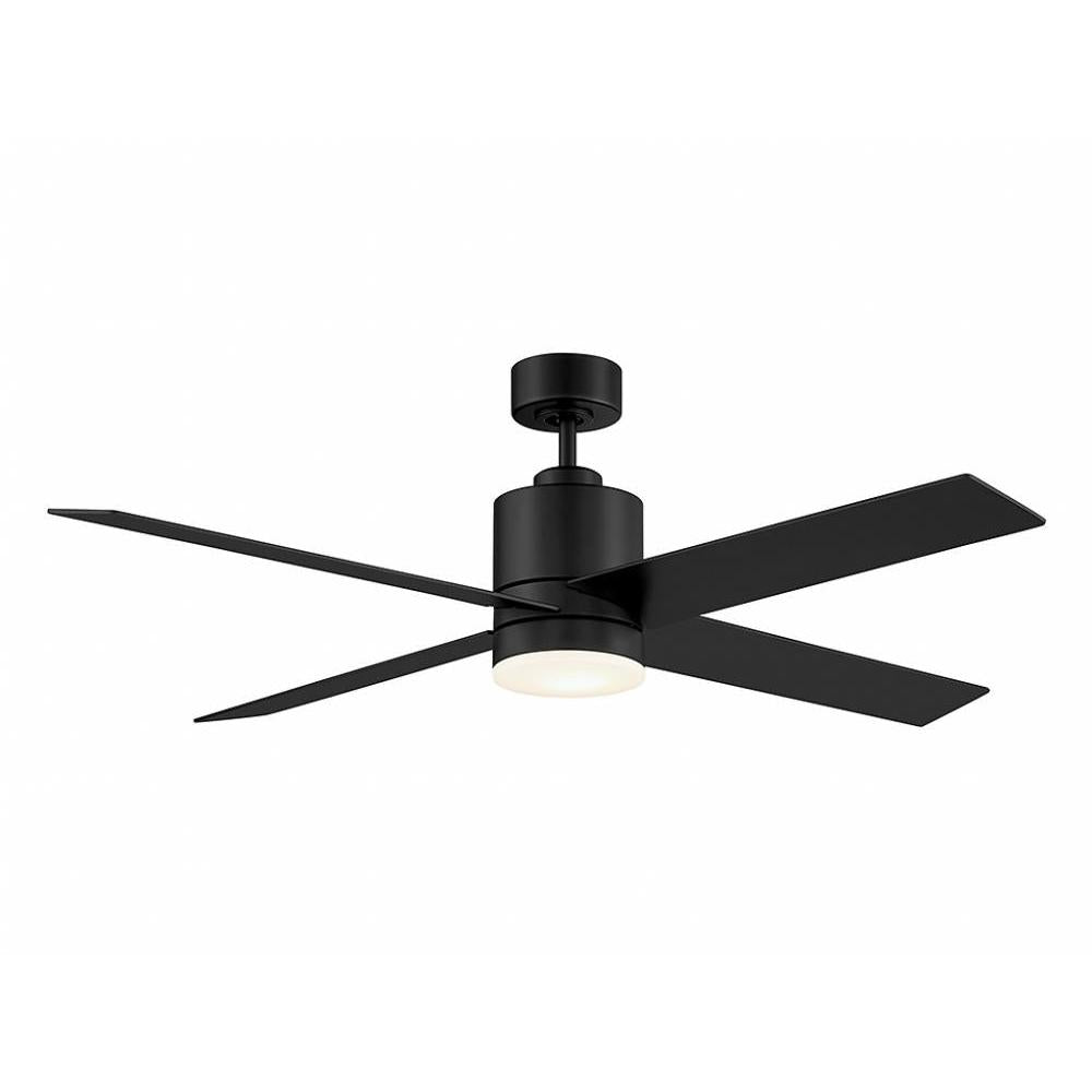 52" LED Ceiling Fan in Matte Black