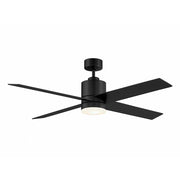 52" LED Ceiling Fan in Matte Black