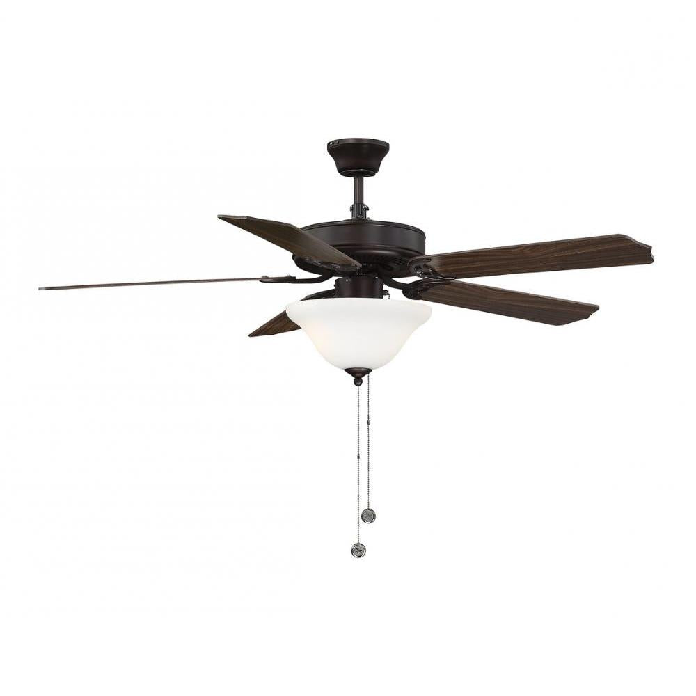 52" 2-Light Ceiling Fan in Oil Rubbed Bronze