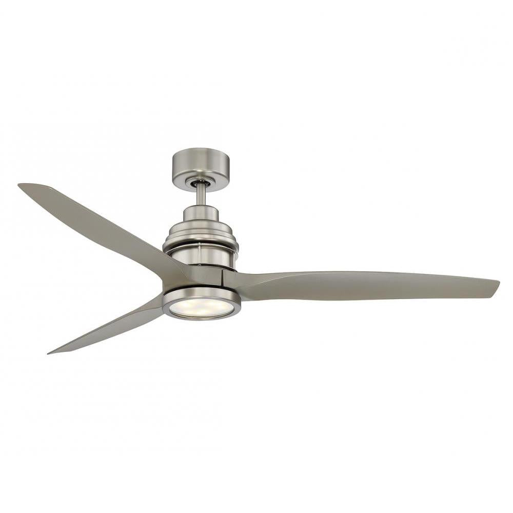 60" LED Ceiling Fan in Brushed Nickel