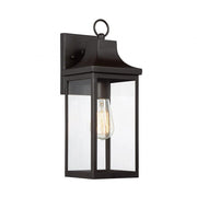 1-Light Outdoor Wall Lantern in Oil Rubbed Bronze