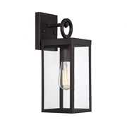 1-Light Outdoor Wall Lantern in Oil Rubbed Bronze