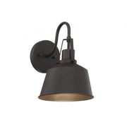 1-Light Outdoor Wall Lantern in Oil Rubbed Bronze