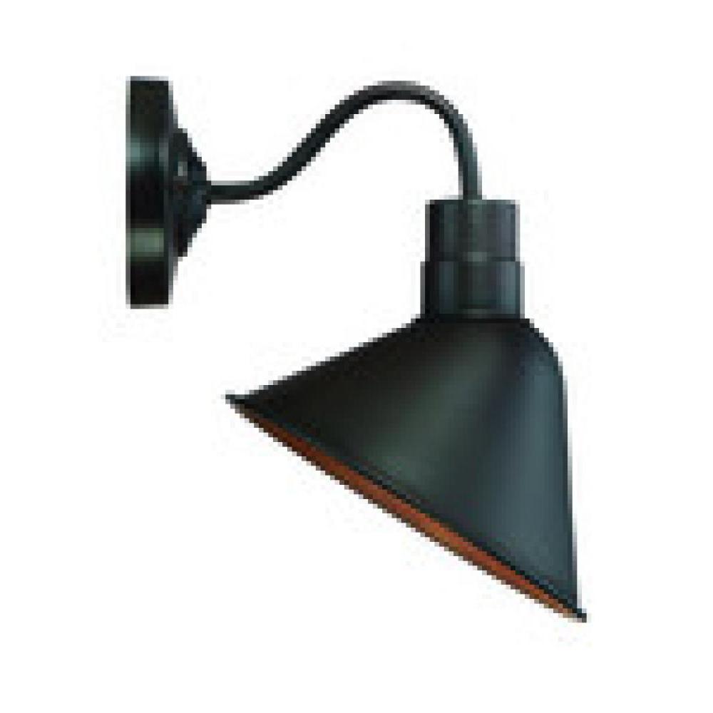 1-Light Outdoor Wall Lantern in Oil Rubbed Bronze