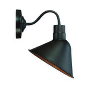 1-Light Outdoor Wall Lantern in Oil Rubbed Bronze
