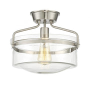 1-Light Ceiling Light in Brushed Nickel