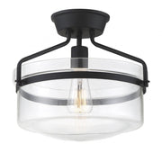 1-Light Ceiling Light in Matte Black