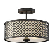 2-Light Ceiling Light in Oil Rubbed Bronze
