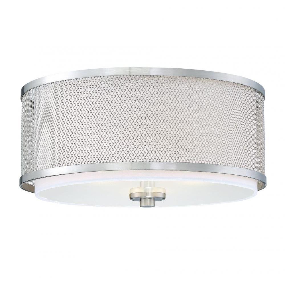 3-Light Ceiling Light in Brushed Nickel