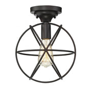 1-Light Ceiling Light in Oil Rubbed Bronze