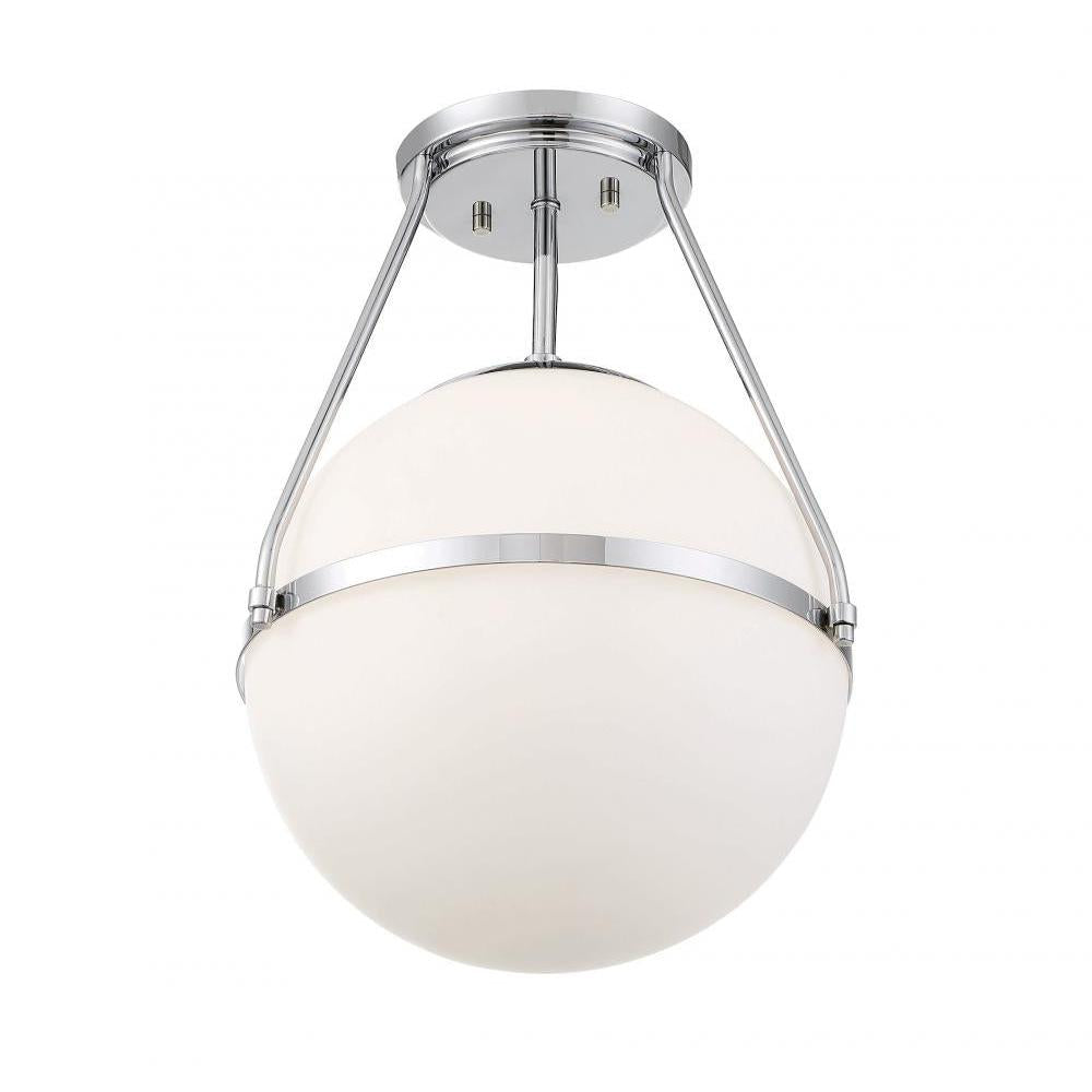 1-Light Ceiling Light in Chrome