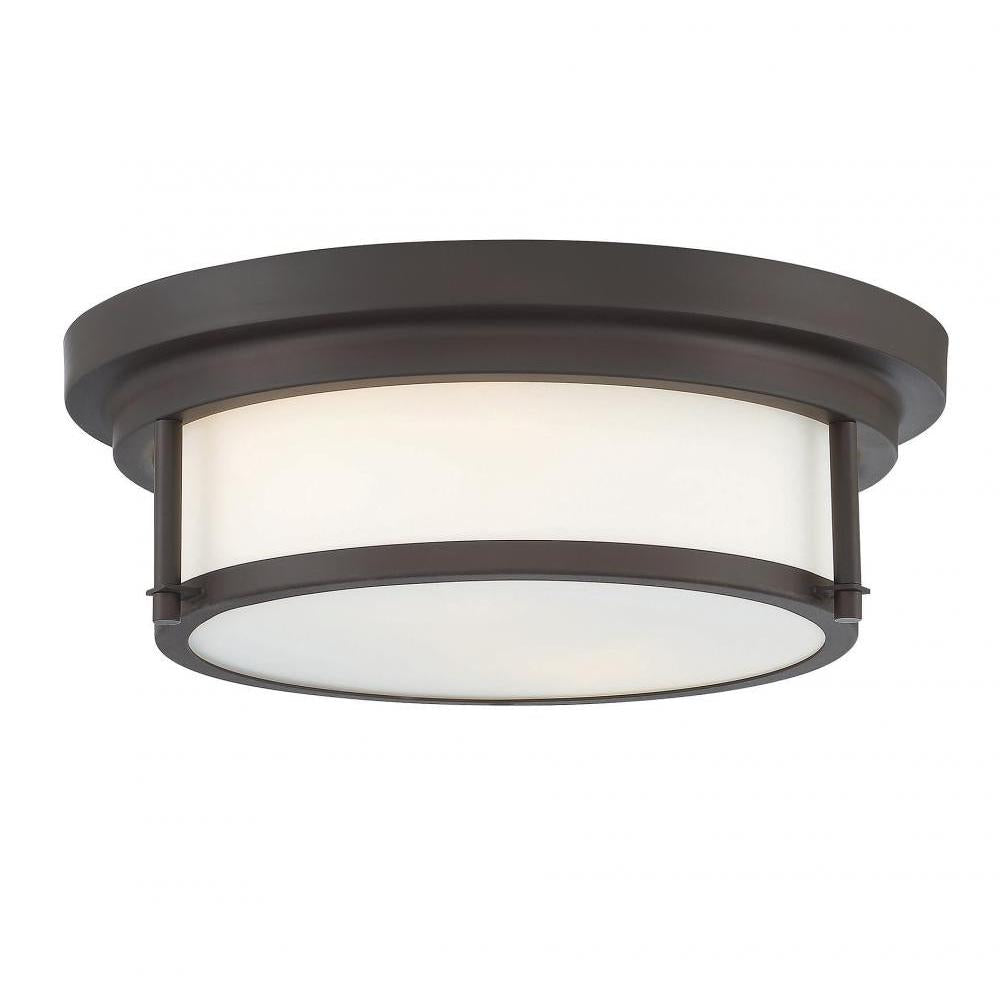 2-Light Ceiling Light in Oil Rubbed Bronze