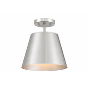 1-Light Ceiling Light in Brushed Nickel