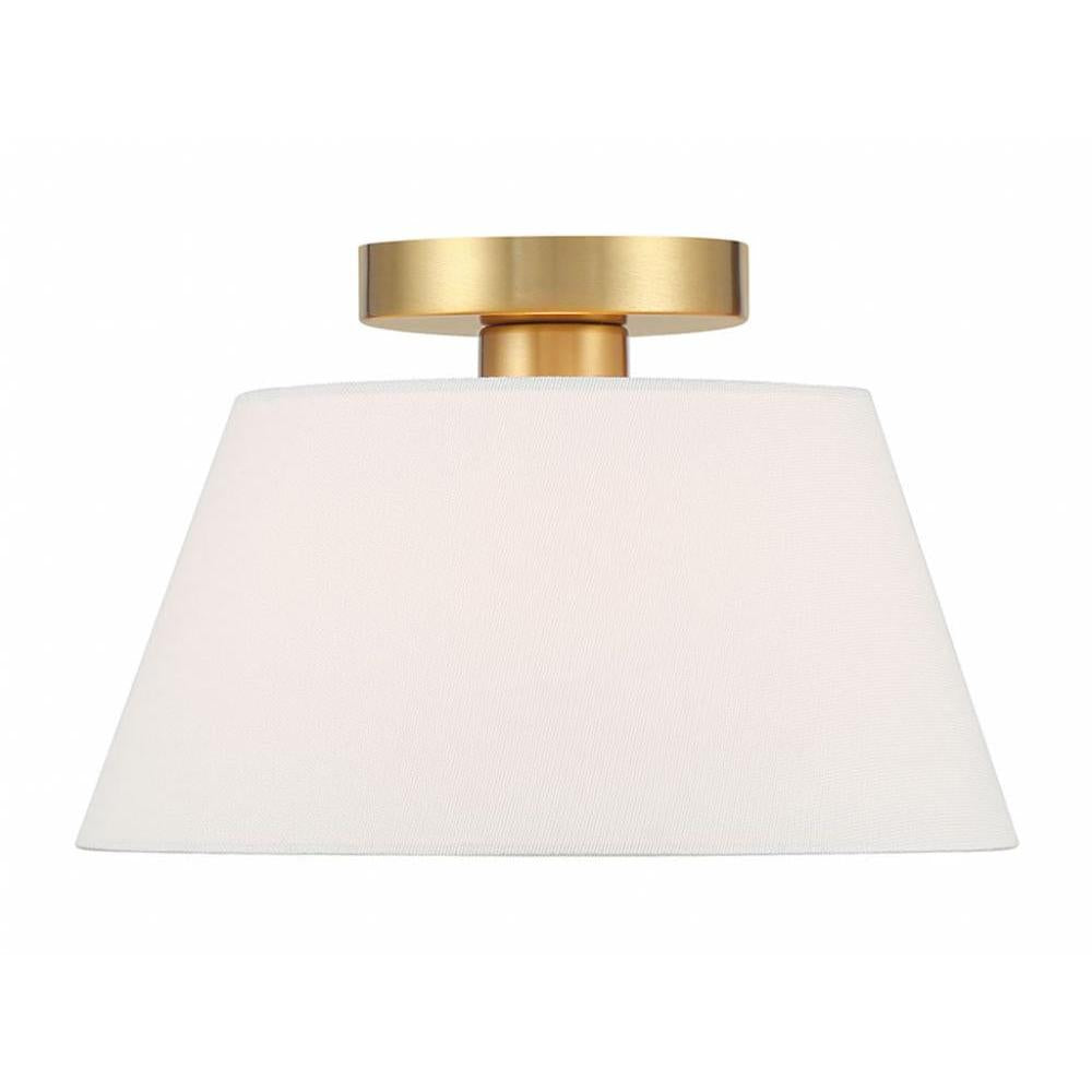 1-Light Ceiling Light in Natural Brass
