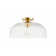 1-Light Ceiling Light in Natural Brass