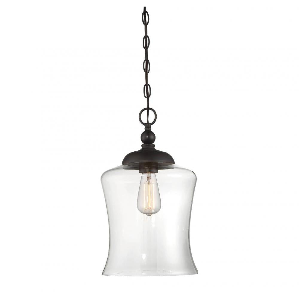 1-Light Mini Pendant in Oil Rubbed Bronze