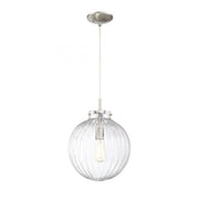1-Light Mini Pendant in Brushed Nickel
