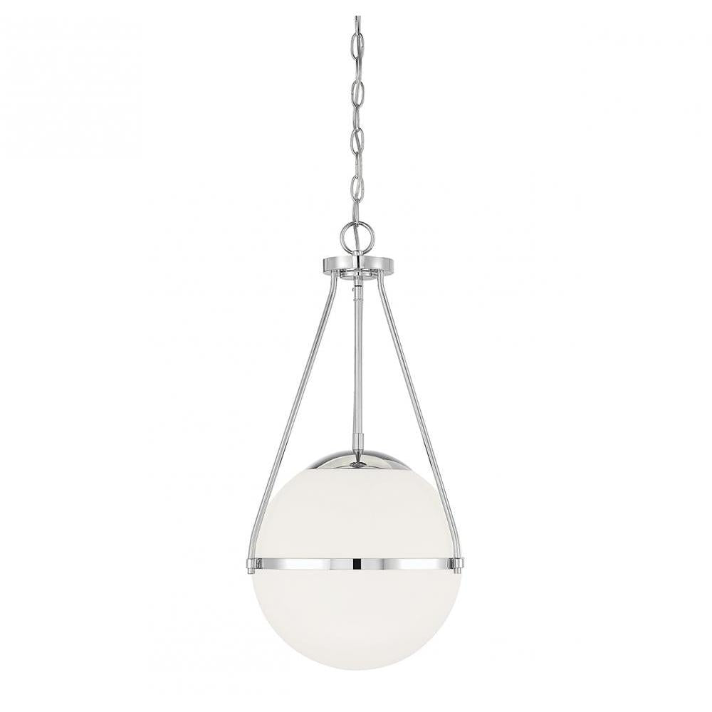 1-Light Pendant in Chrome