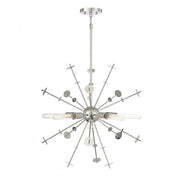 5-Light Pendant in Polished Nickel