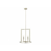 4-Light Pendant in Brushed Nickel