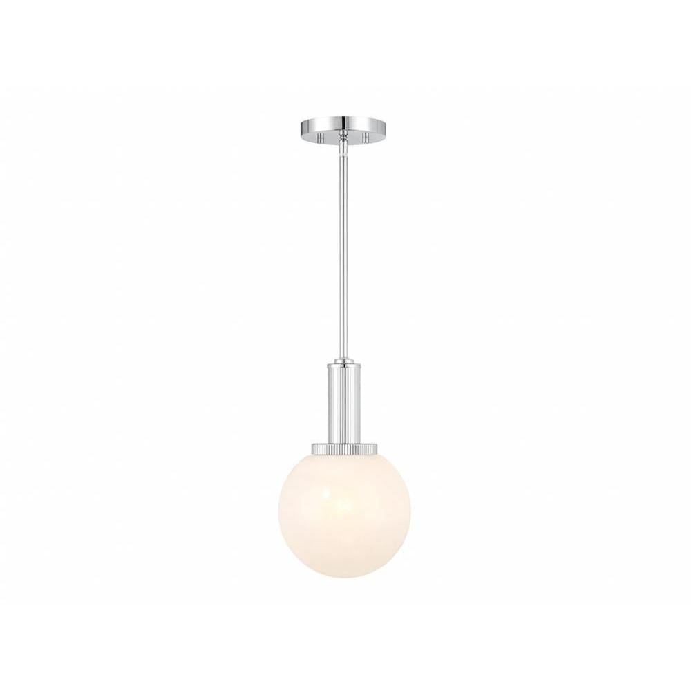 1-Light Pendant in Chrome