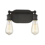 2-Light Bathroom Vanity Light in Oil Rubbed Bronze