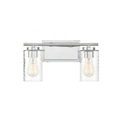 2-Light Bathroom Vanity Light in Chrome